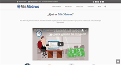 Desktop Screenshot of mismetros.com