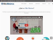 Tablet Screenshot of mismetros.com